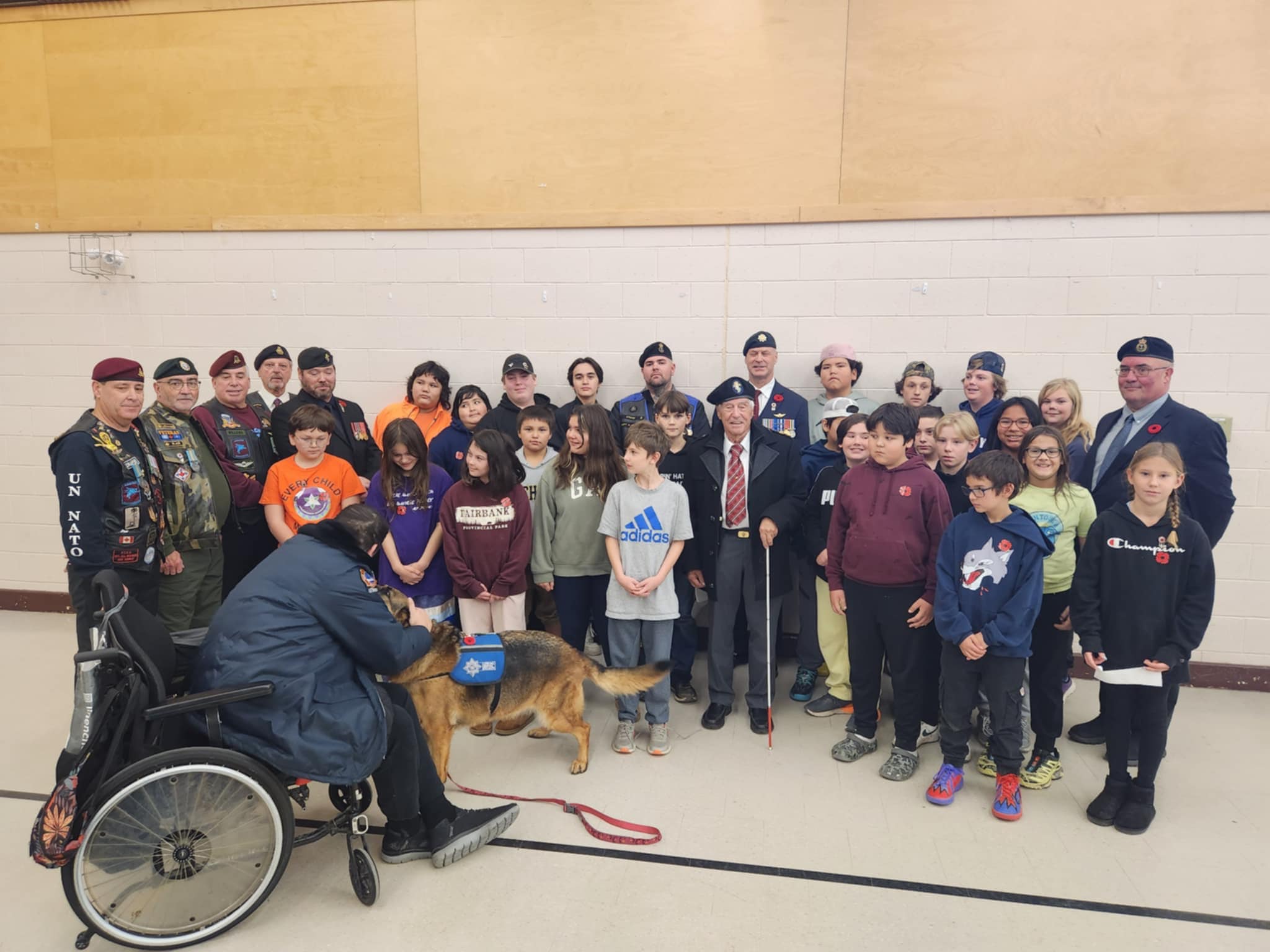 St. James Native-as-a-Second-Language (NSL) Program Participates in Atikameksheng Veterans Ceremony 💬